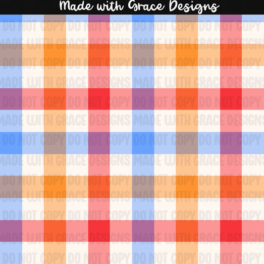 Thanksgiving Plaid Coordinate Seamless File