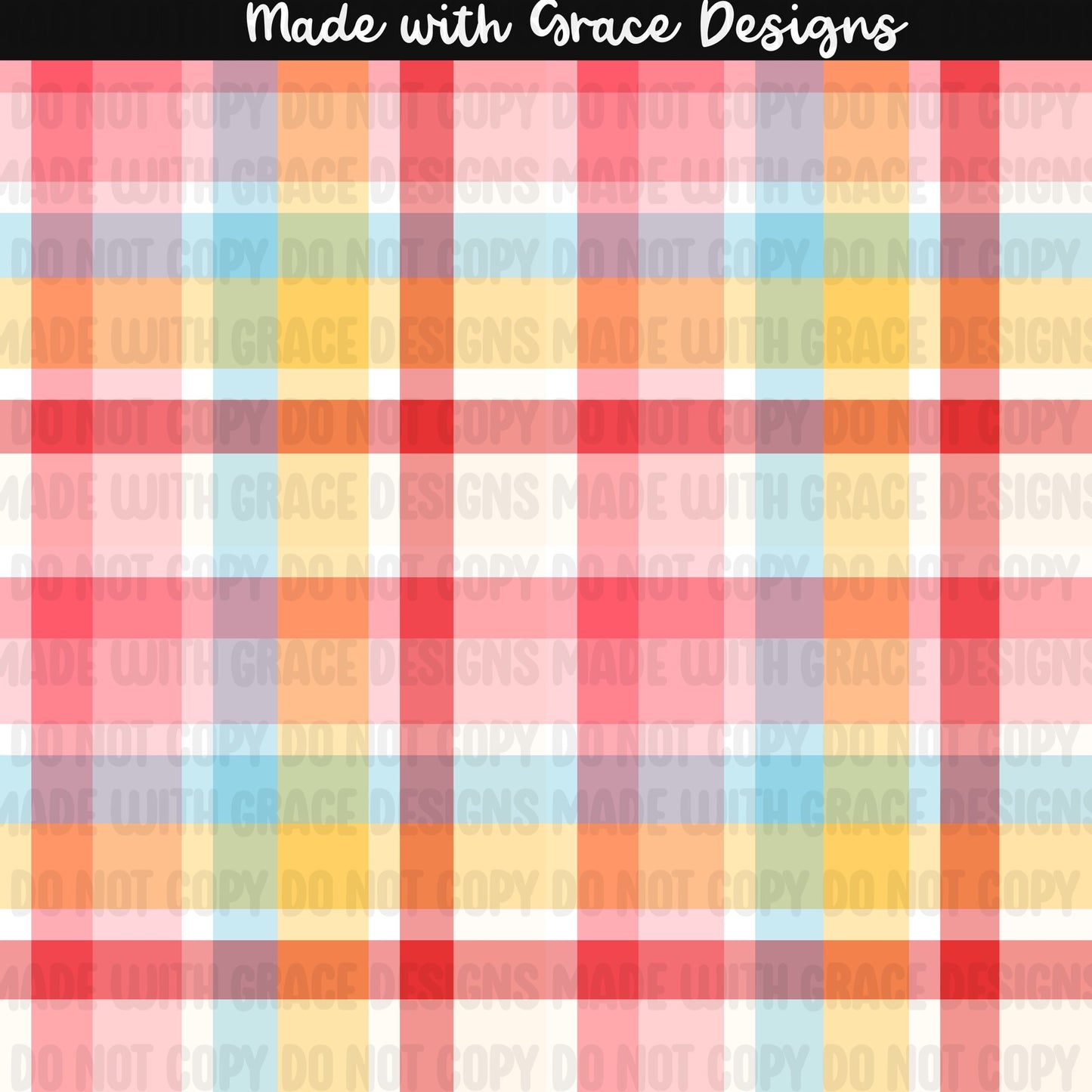 Hunny Bear Plaid Coordinate Seamless File