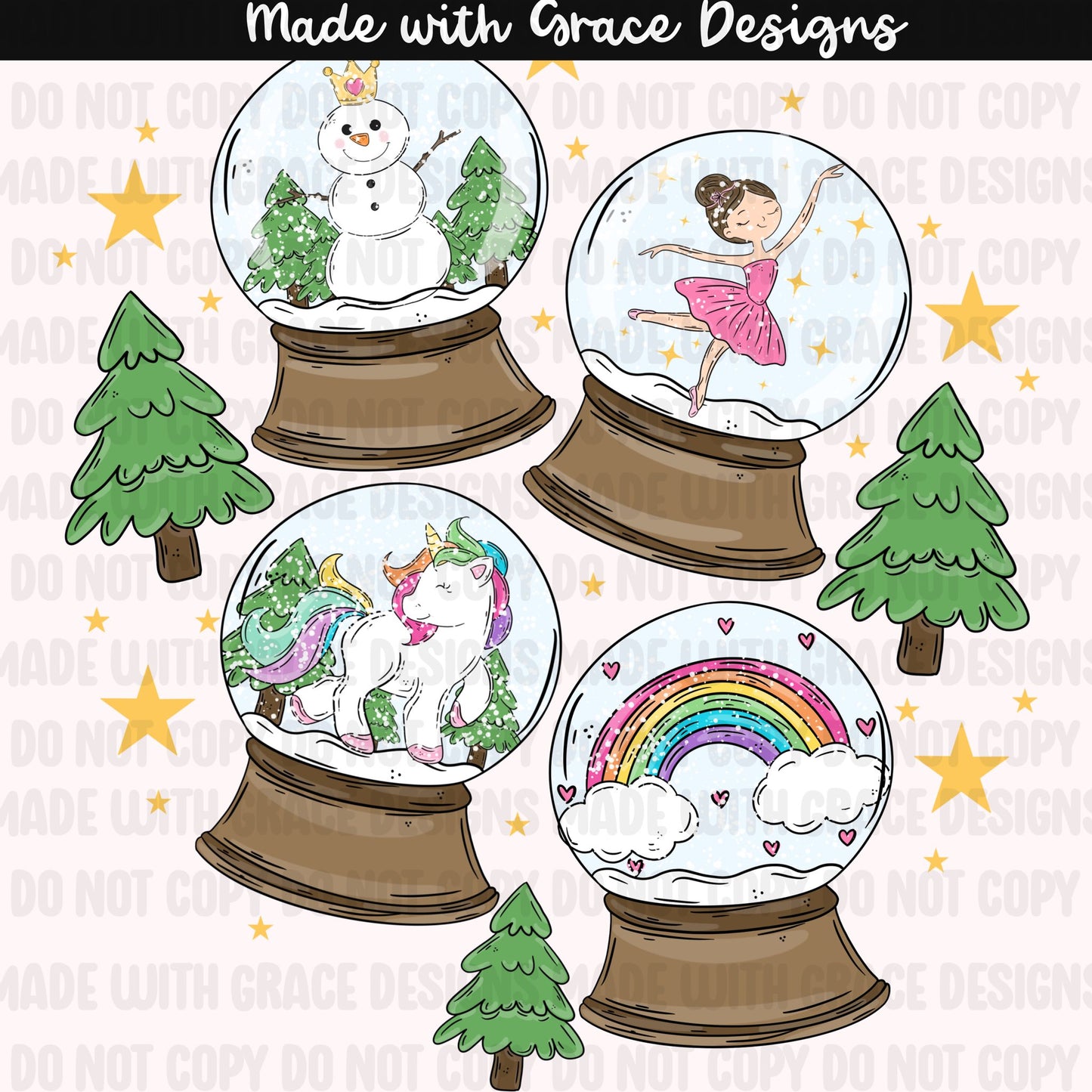 Snow Globes PNG