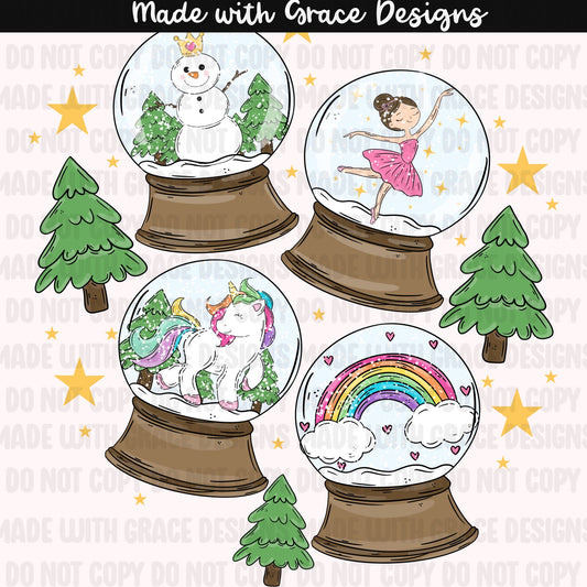 Snow Globes PNG