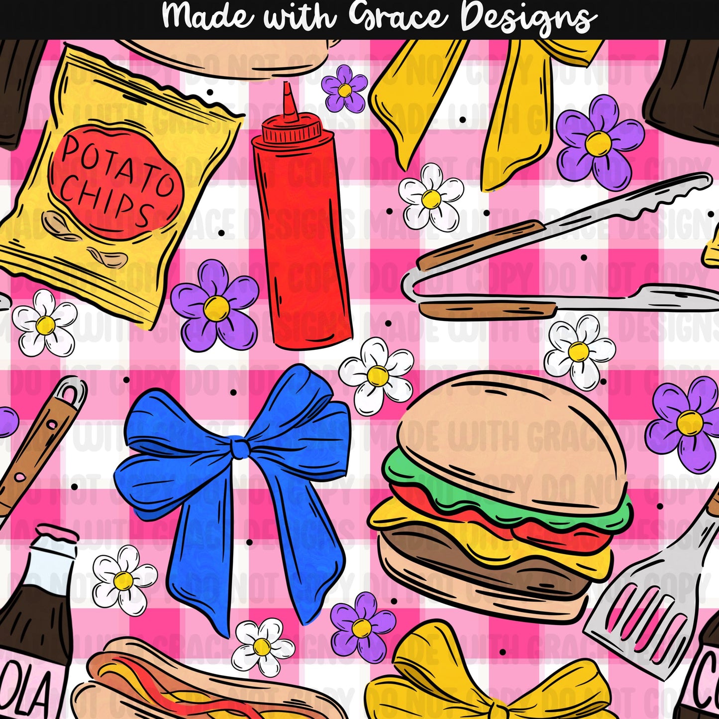 Here for the BBQ Seamless and PNG option