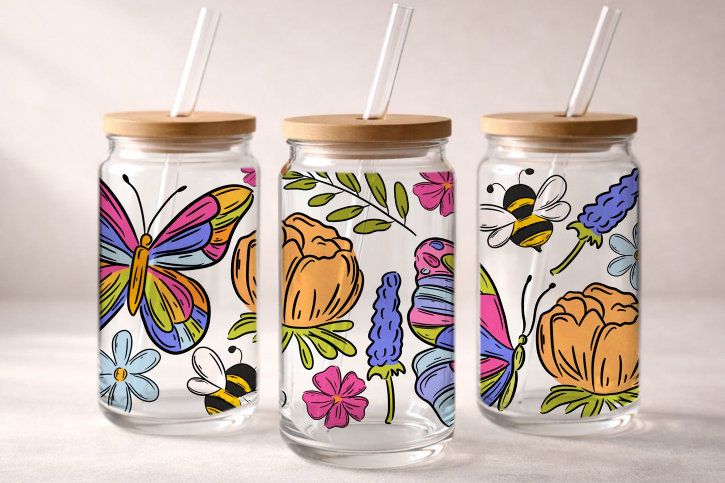 BBQ and Butterflies Cupwraps