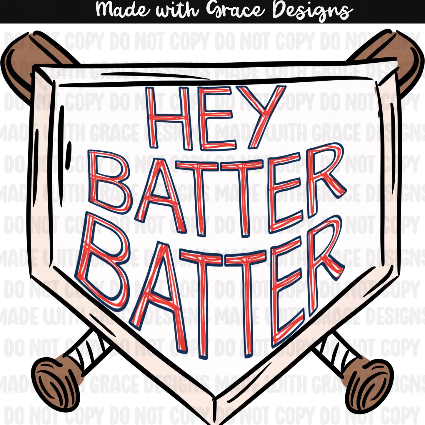 Hey Batter PNG
