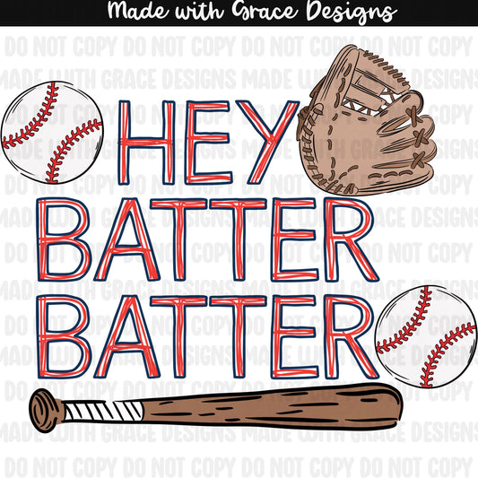 Hey Batter Batter (No home plate) PNG