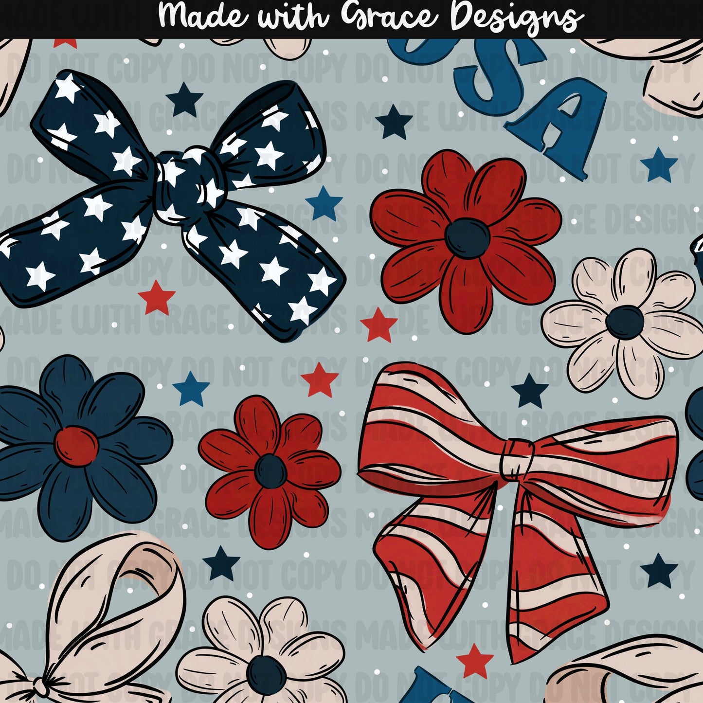 American Honey Seamless + PNG options