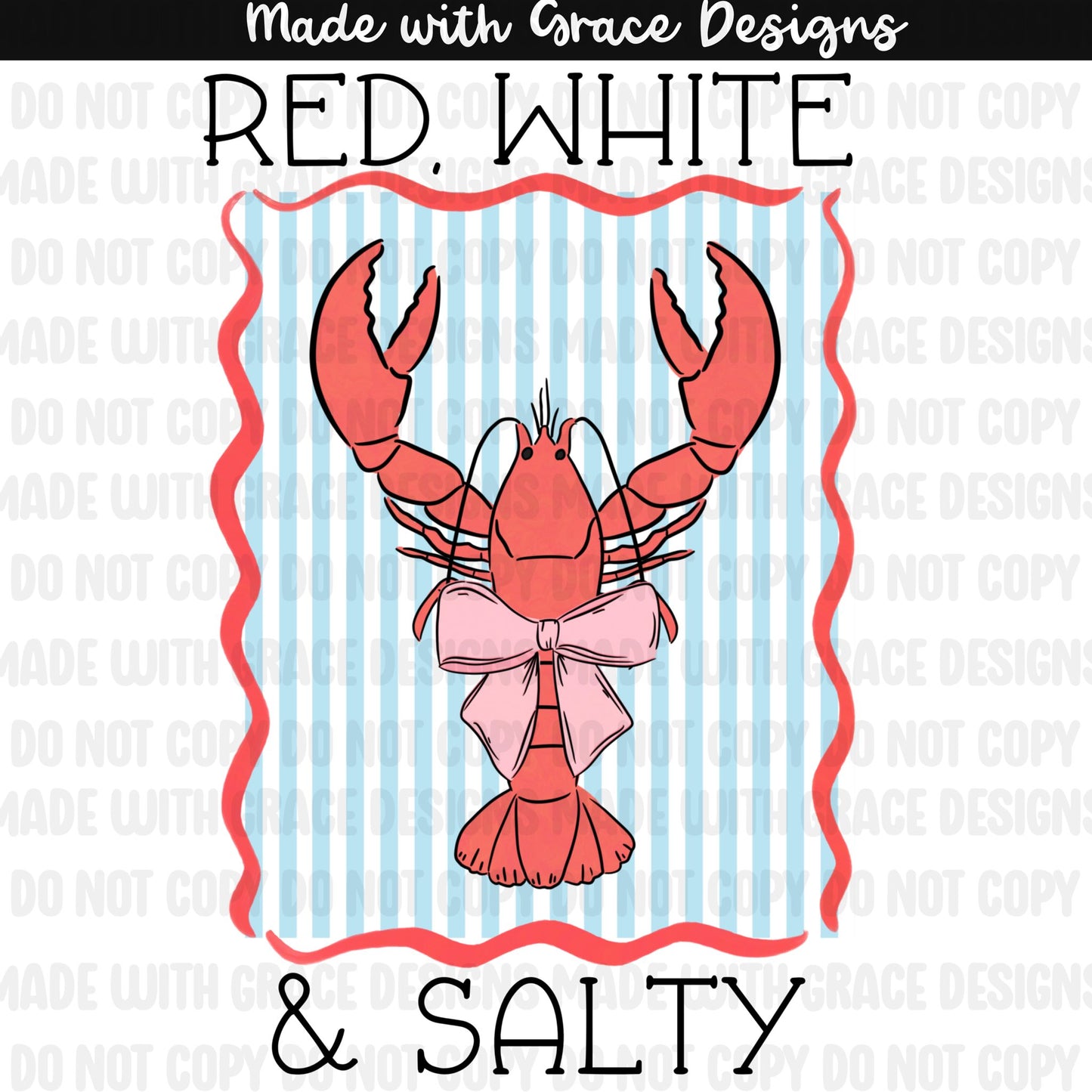Lobster Seamless + PNG options