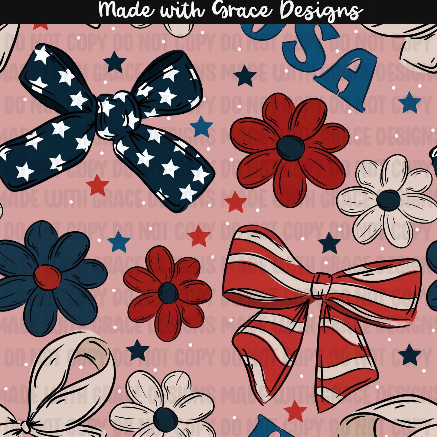 American Honey Seamless + PNG options