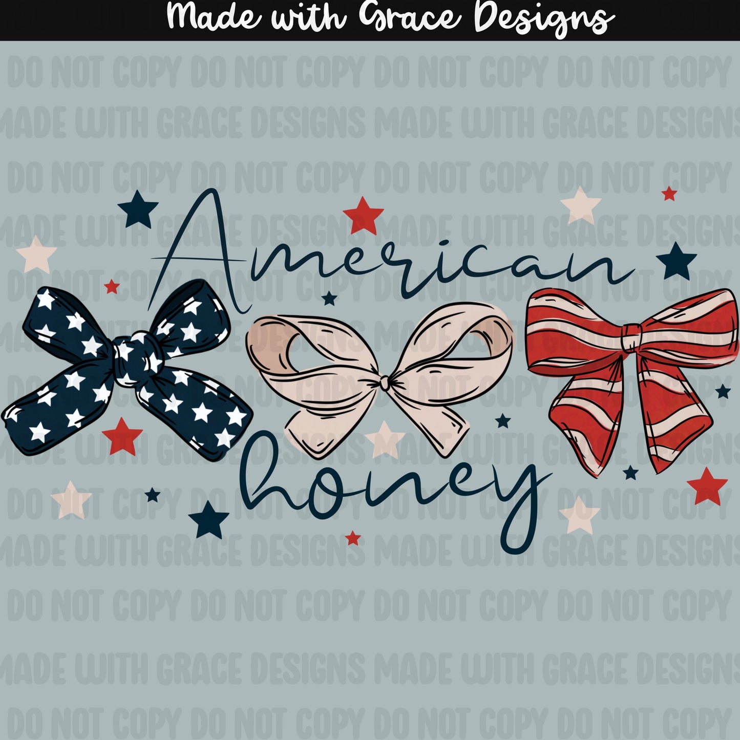 American Honey Seamless + PNG options