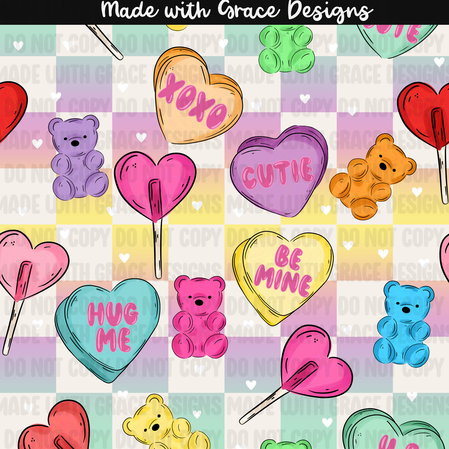 Valentine Candy Seamless