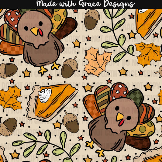 Thanksgiving seamless Bundle- big/gn