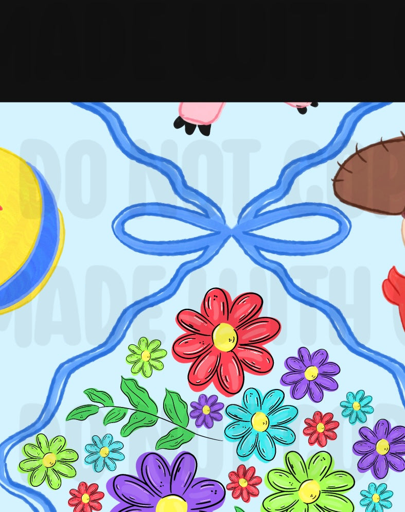 Ribbon story toys seamless