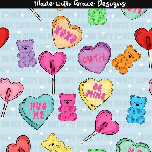 Valentine Candy Seamless