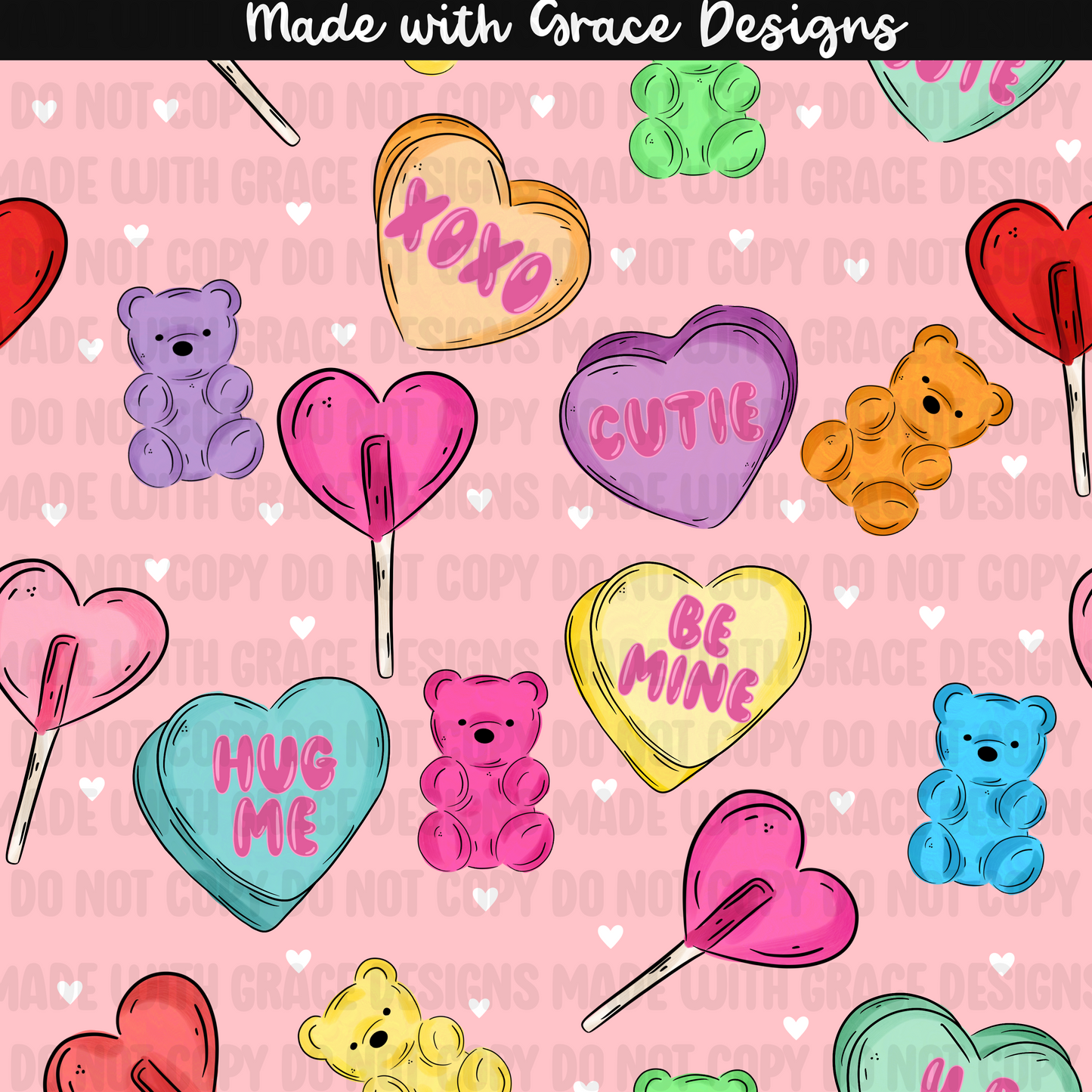 Valentine Candy Seamless