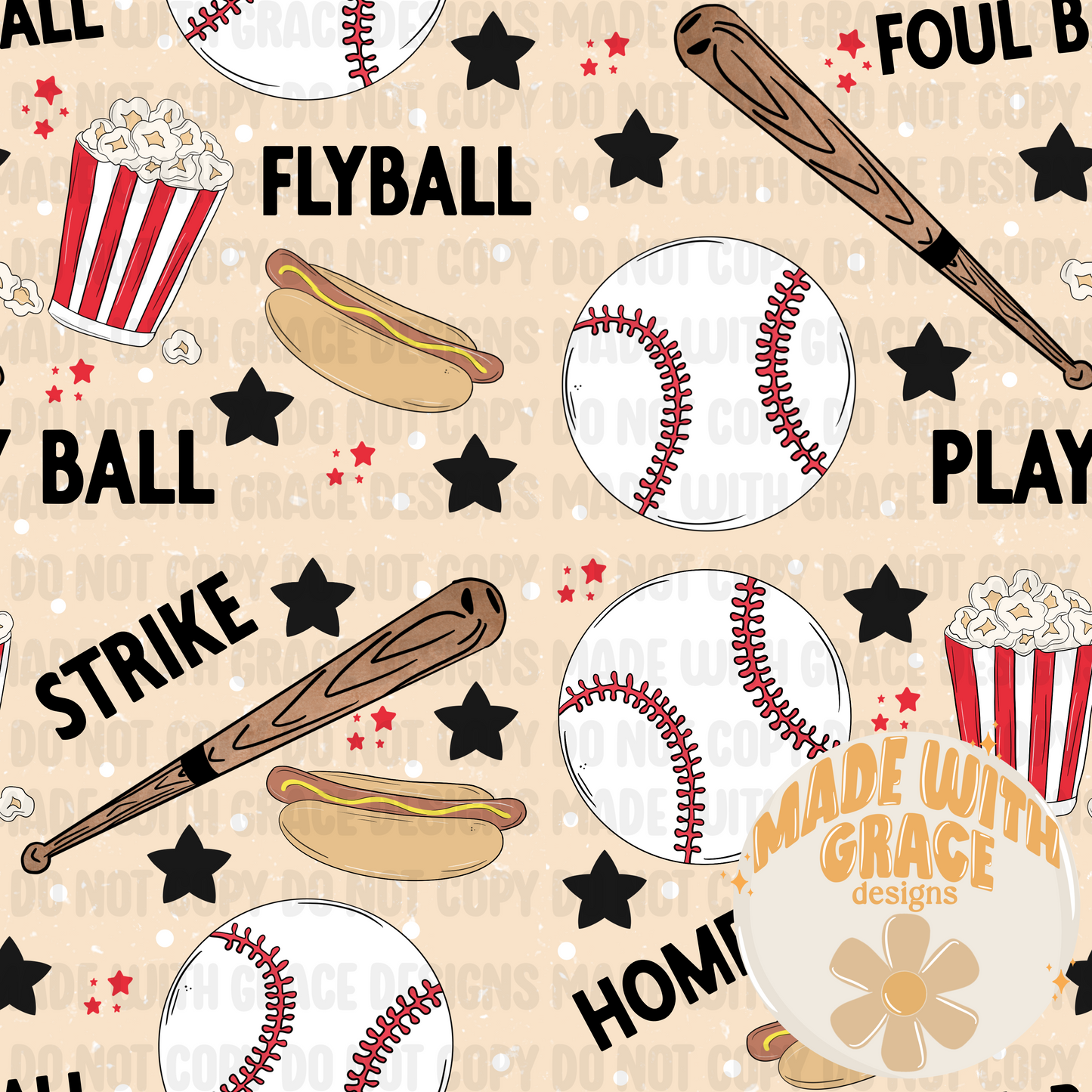 Play Ball Seamless File