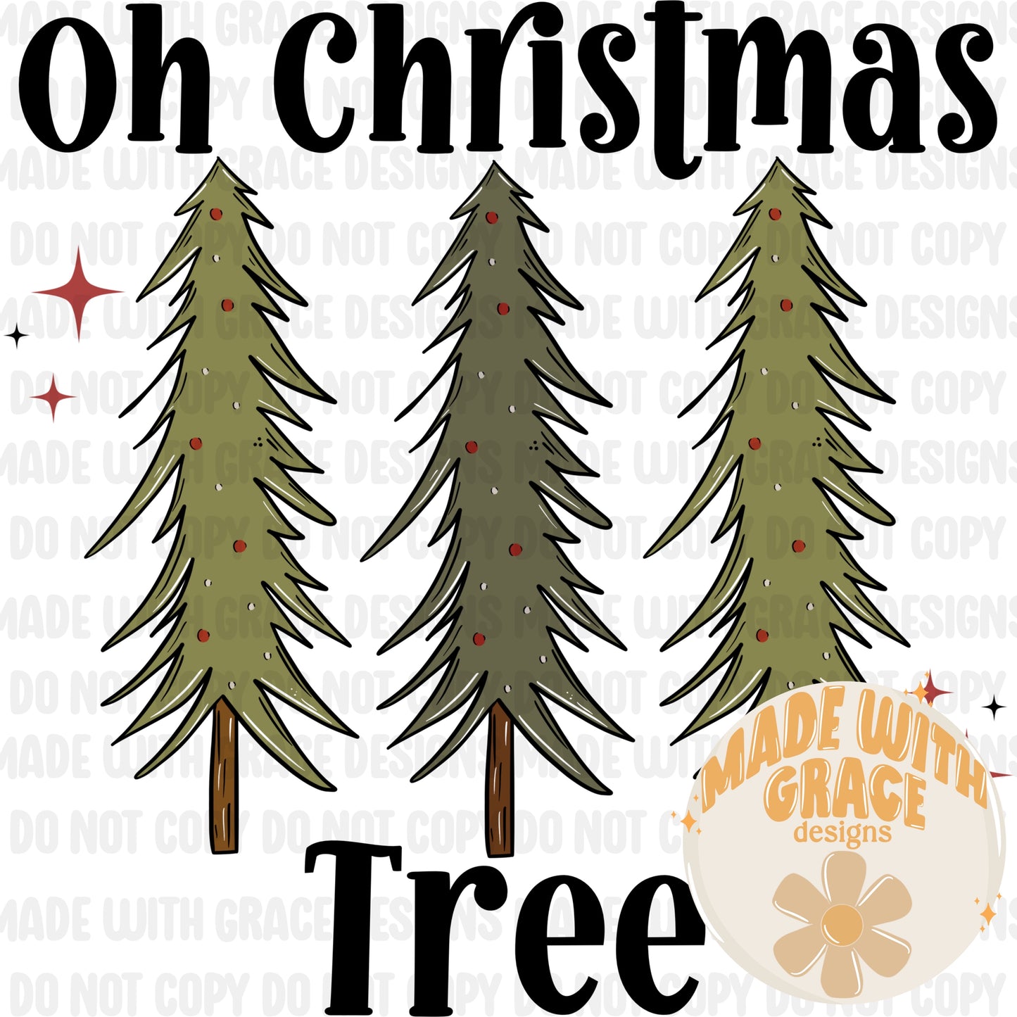 Oh Christmas Tree PNG