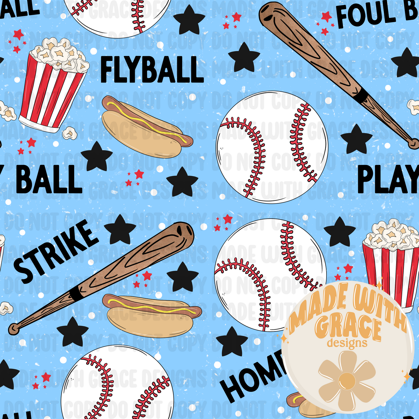 Play Ball Seamless File