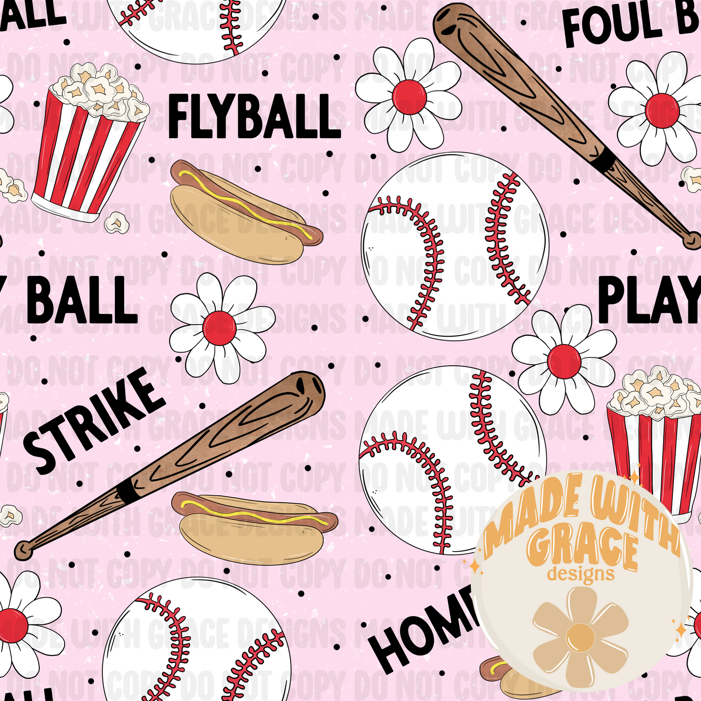 Girly Play Ball Seamless File