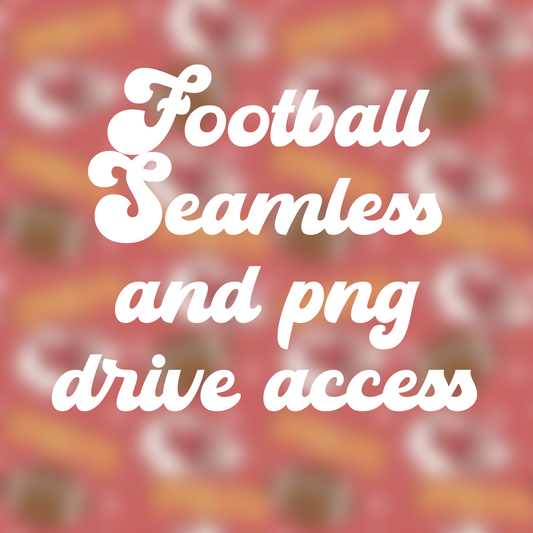 P r o football seamless and png drive access