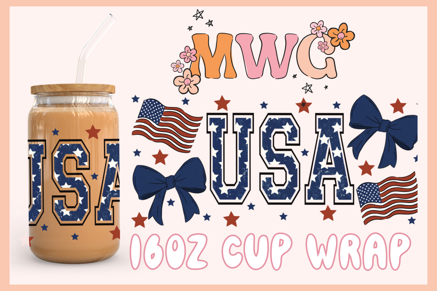USA and Sharks Cupwraps