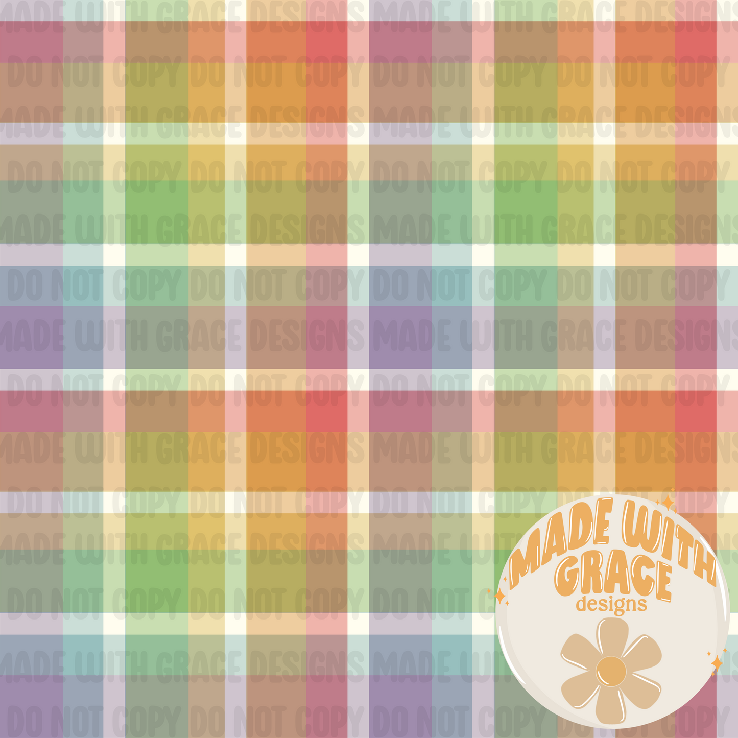 Lucky Rainbow Plaid