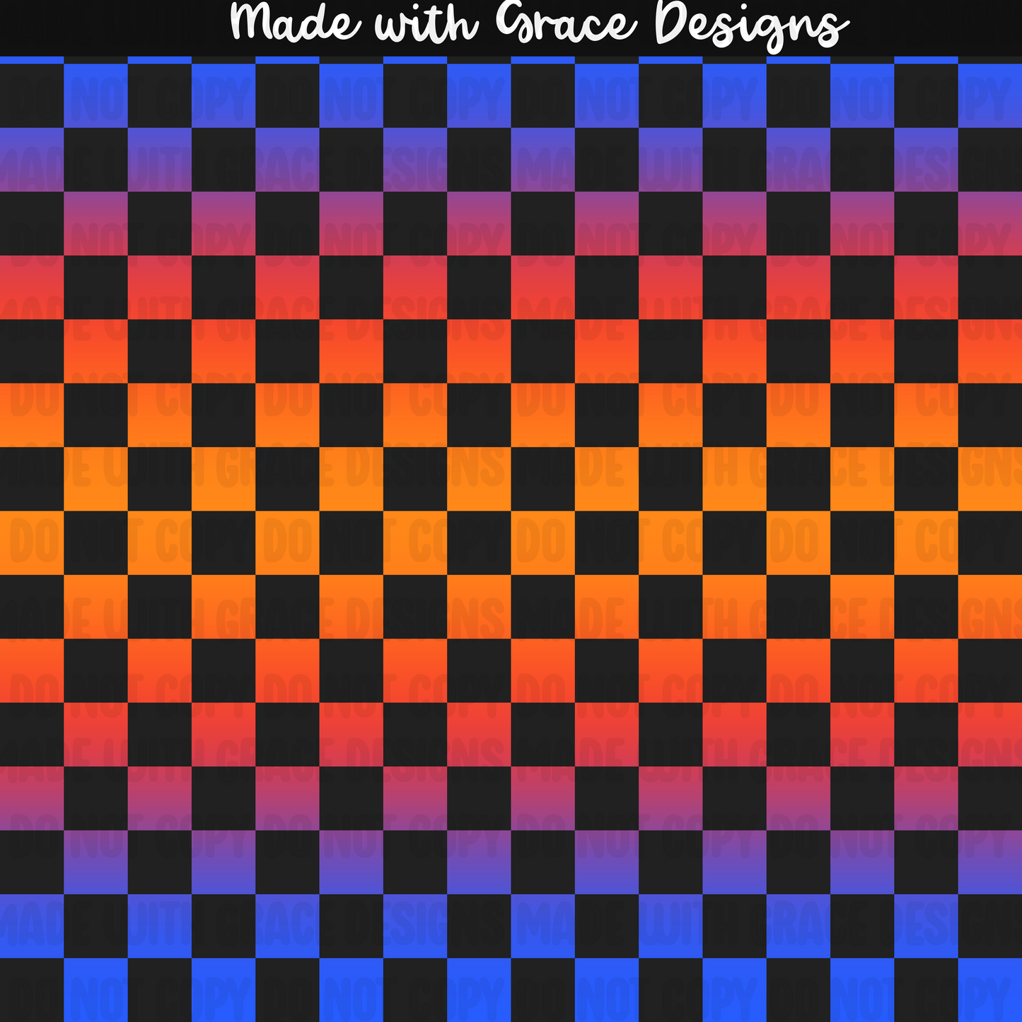 Foodie Checkered Coordinate Seamless