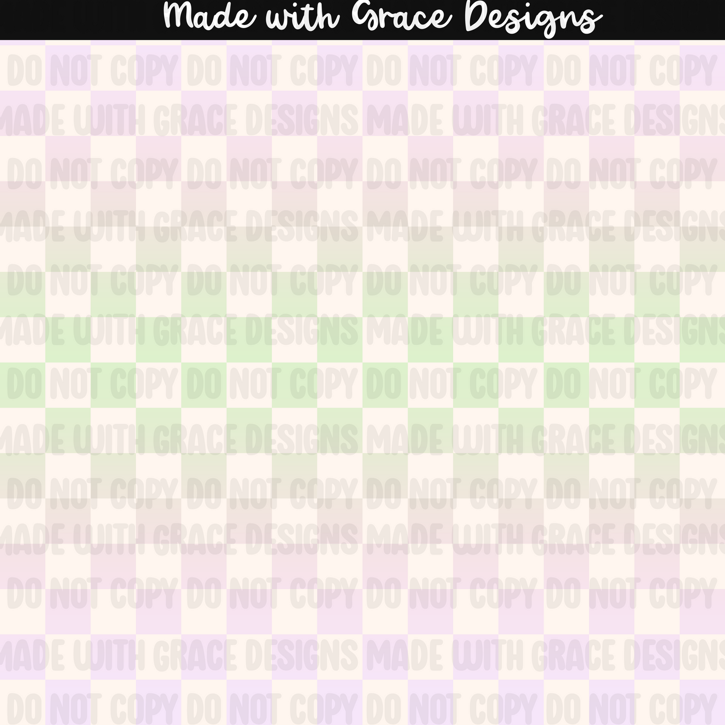 Foodie Checkered Coordinate Seamless