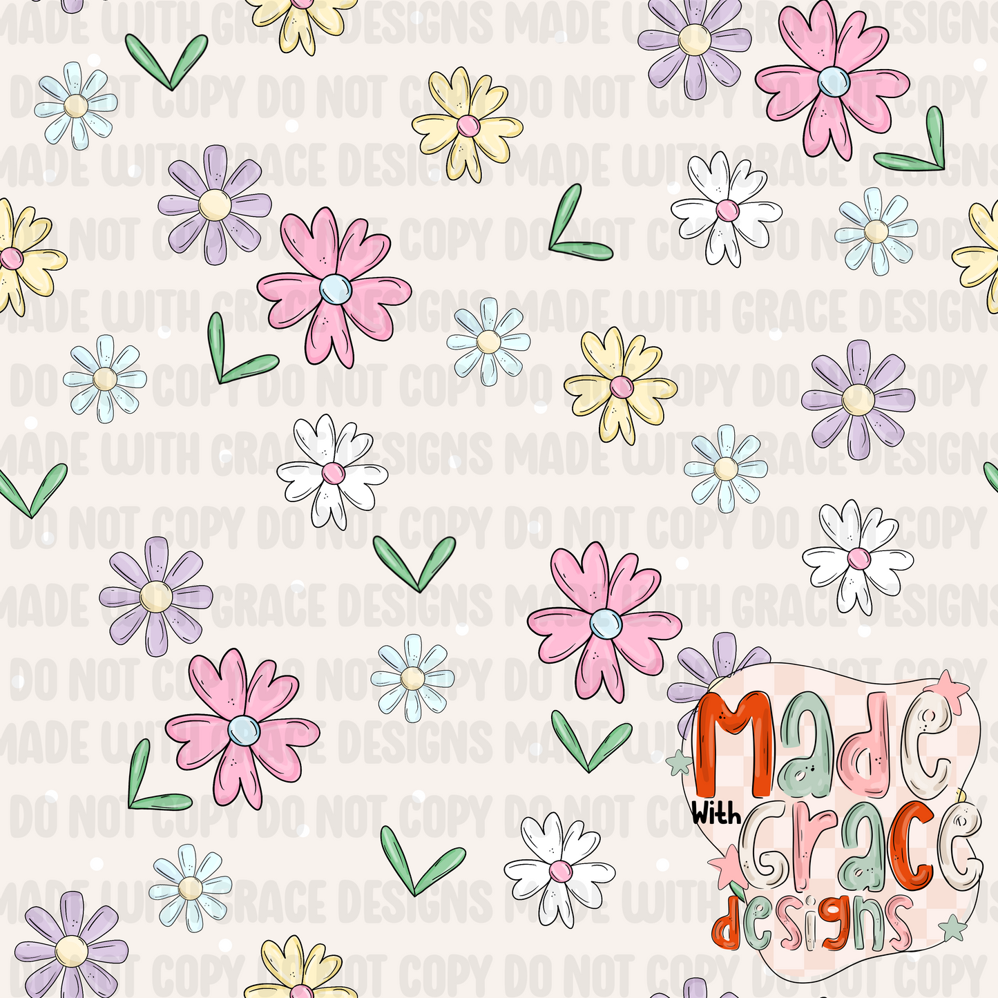 Spring Floral Seamless File