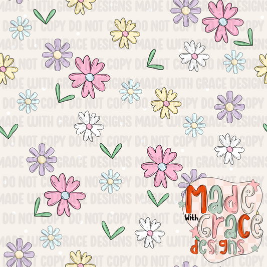 Spring Floral Seamless File