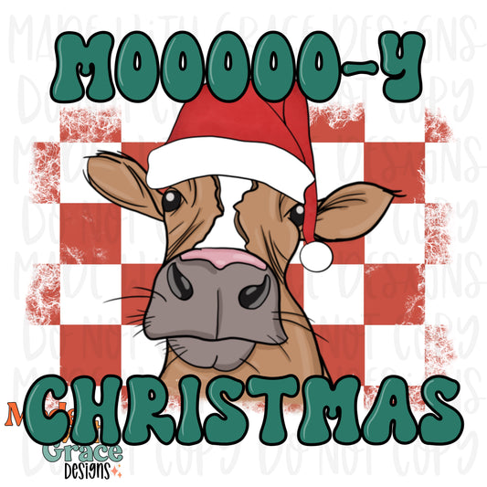 Moooooo-y Christmas PNG