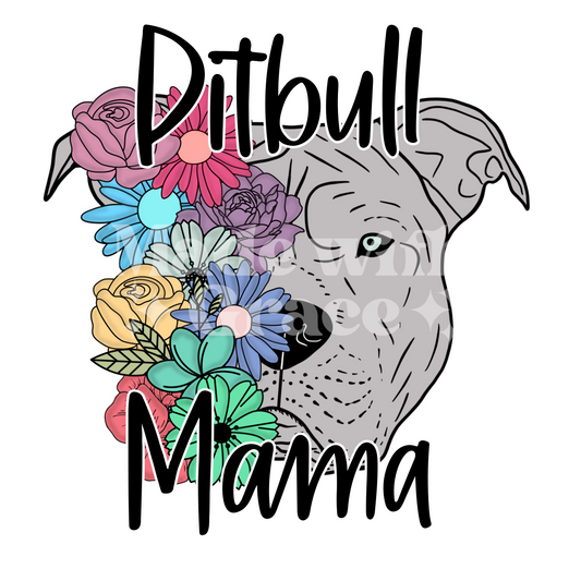 Pitbull Mama PNG