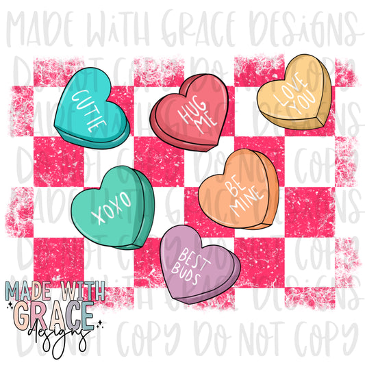 Conversation Hearts PNG