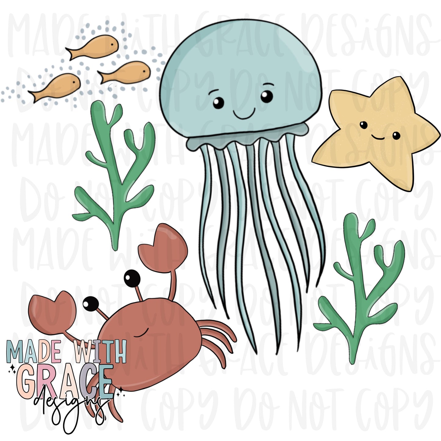 Deep Sea Animals PNG