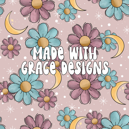 Midnight Floral Seamless File