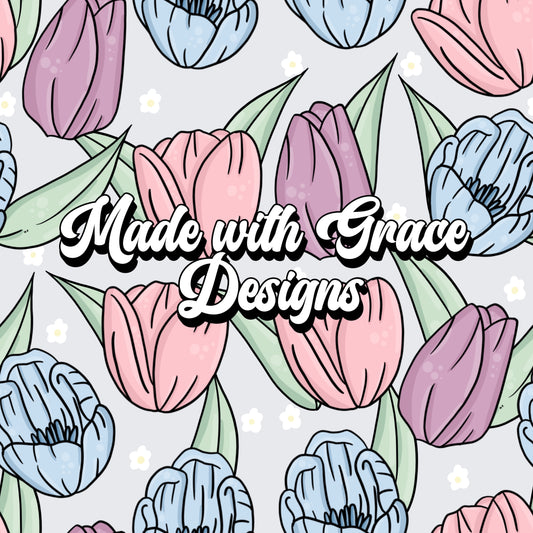 Pastel Tulips Seamless File